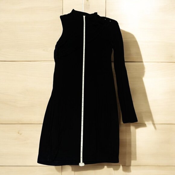 Guess Black Asymmetrical Dress – Size Small - Picture 4 of 8